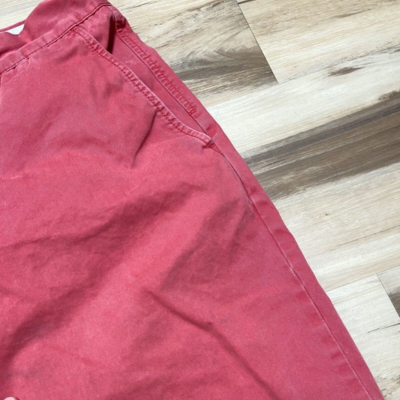 Indigo Palms Shorts Mens 34 Pink Chino Flat Front 9" - Picture 6 of 9